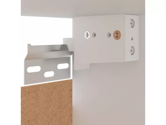 Armoire d'angle suspendue 