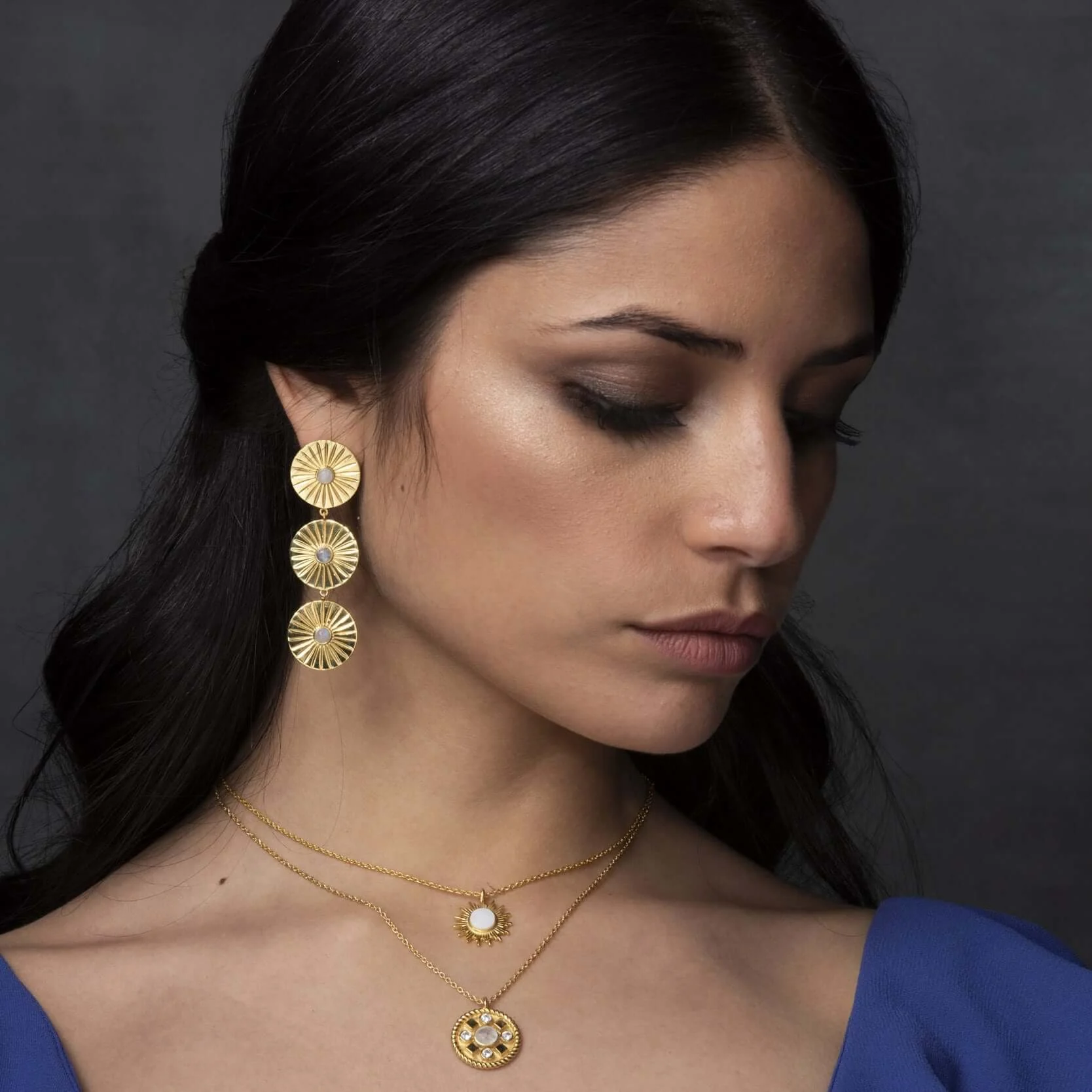 SOPHIA - Boucles d'oreilles | Doré