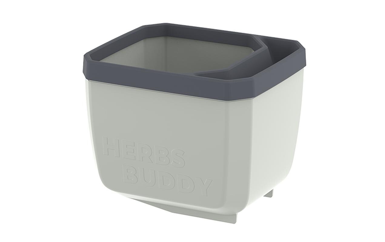 HERBS BUDDY Kräutertopf 3er Set TrecoloreKräutertopf mit Wasserreservoir und Kippfunktion