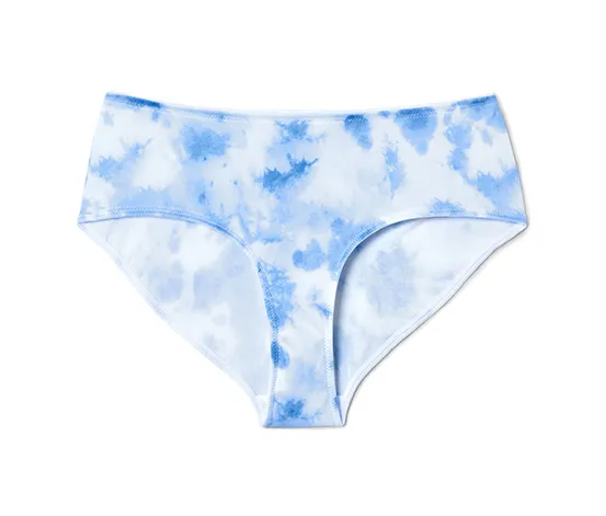 2 Mini-Slips mit Batik-Print