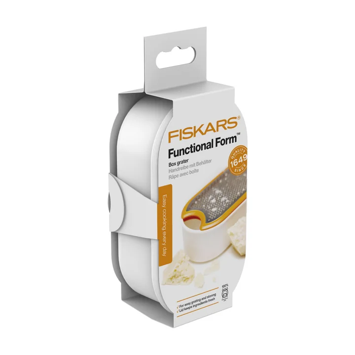 Fiskars - Functional Form Handreibe mit Behälter, weiss / orange