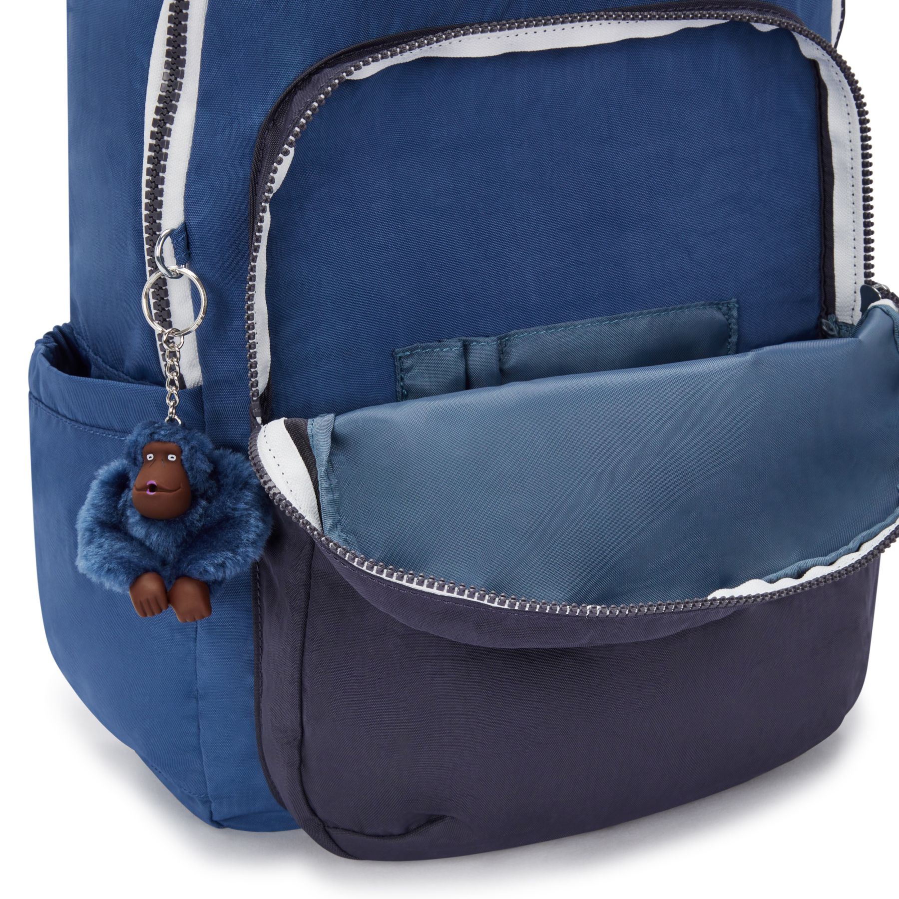 SEOUL Grand Sac à Dos avec Protection pour Ordinateur Portable - Fantasy Blue Block