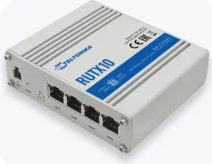 Teltonika RUTX10 - Trådløs router 4-port switch - 1GbE - Wi-Fi 5 - Dual Band - DIN monterbar på skinne