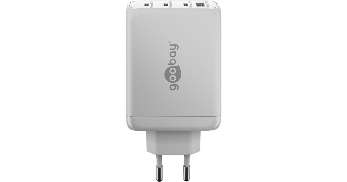 goobayUSB-C PD Multiport Quick Charger (100 W)  (Wit)