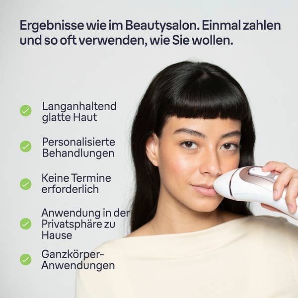 Braun Smart IPL Skin i·expert PL7387, Haarentfernung für zu Hause, Gratis-App, Aufbewahrungstasche