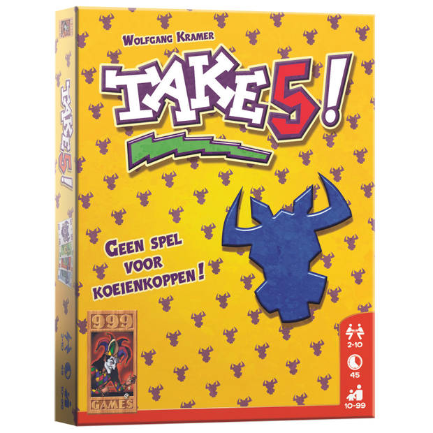 999 Games kaartspel Take 5! karton geel 105-delig (NL)