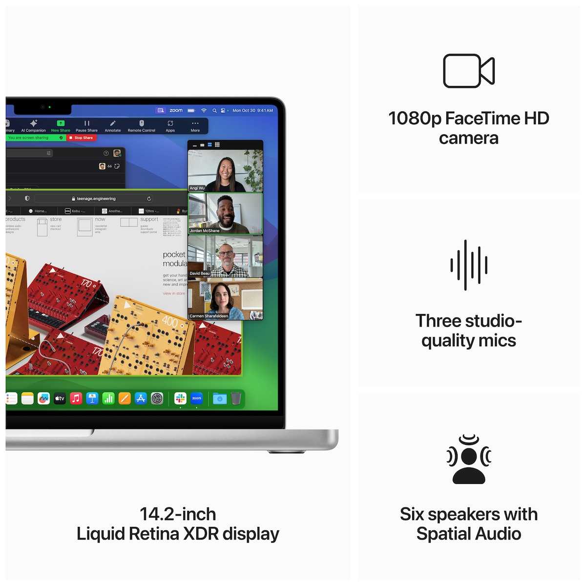 MacBook Pro 14 M3 8/512GB (sølv)