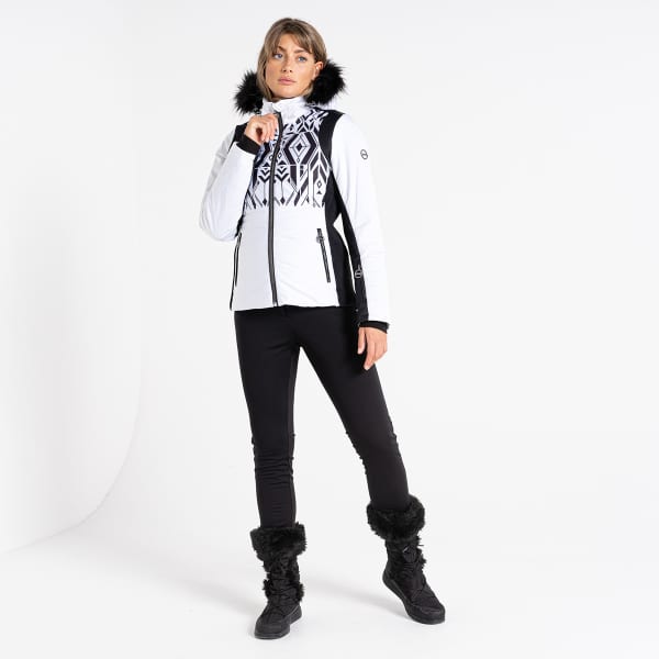 Veste de ski DARE 2B PRESTIGE II JKT WHIT/BLKMONO