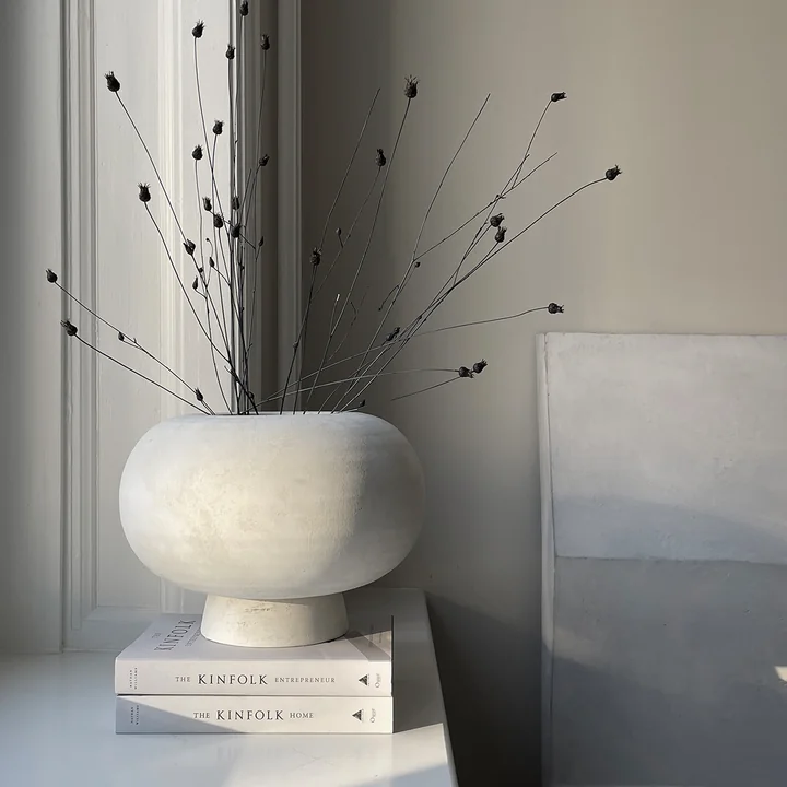 101 Copenhagen - Kabin Vase, Fat, Ø 35 cm, sand