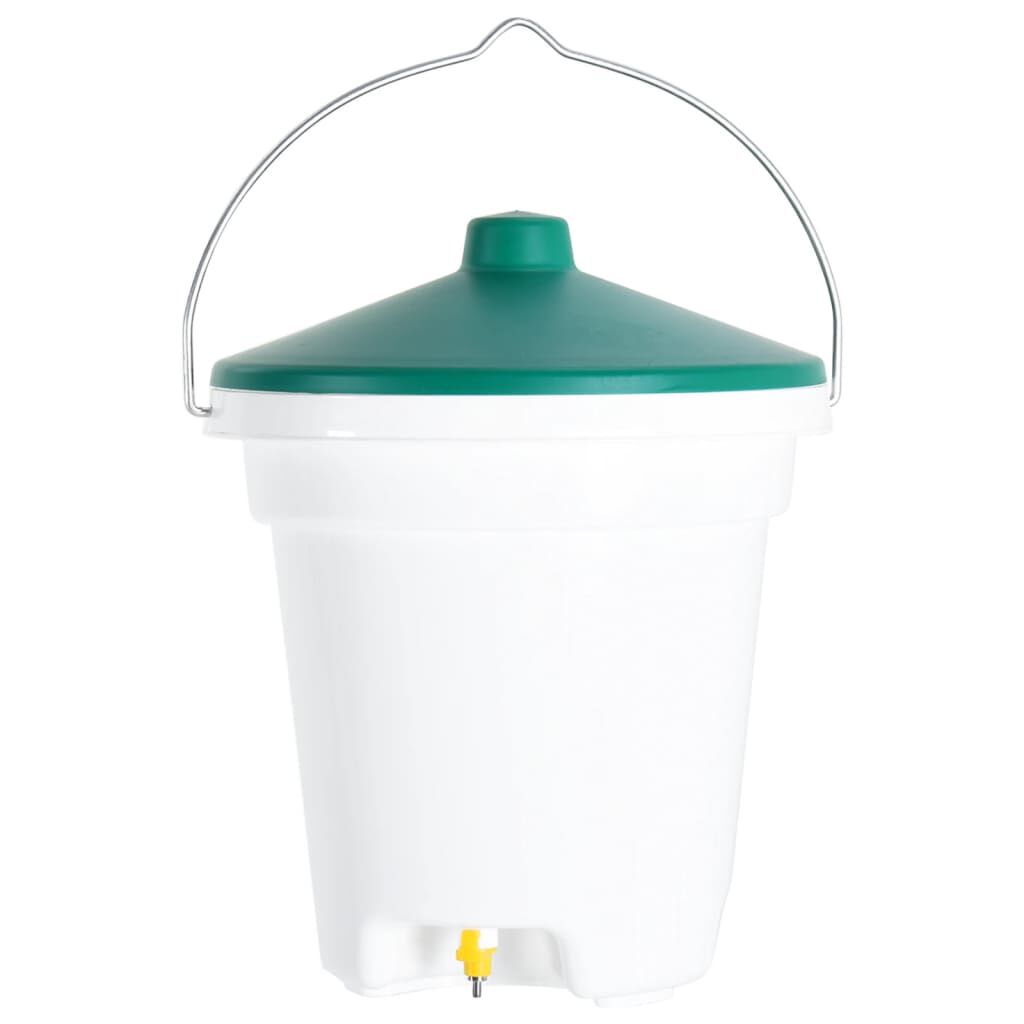 vidaXL Pluimveedrinkbak met nippels, 12 L