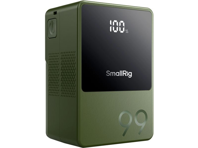 Smallrig VB99 Mini V-Mount-Batterie Grün Kompakter und leichter V-Mount-Akku
