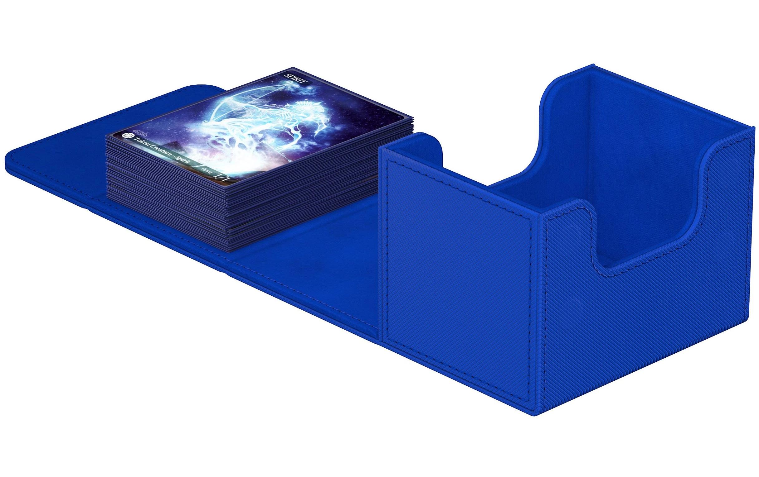 Kartenbox XenoSkin Sidewinder Monocolor 100+ BlauHochwertige Box für Sammelkarten in Standardgrösse