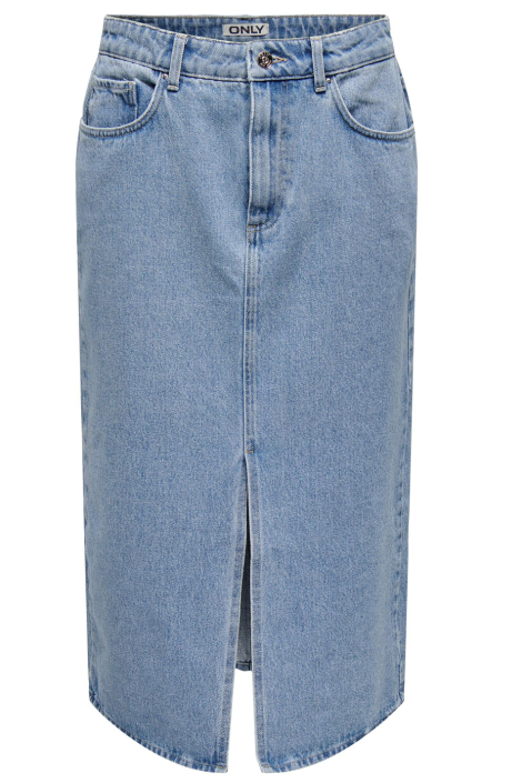 Only blauwe dames rok