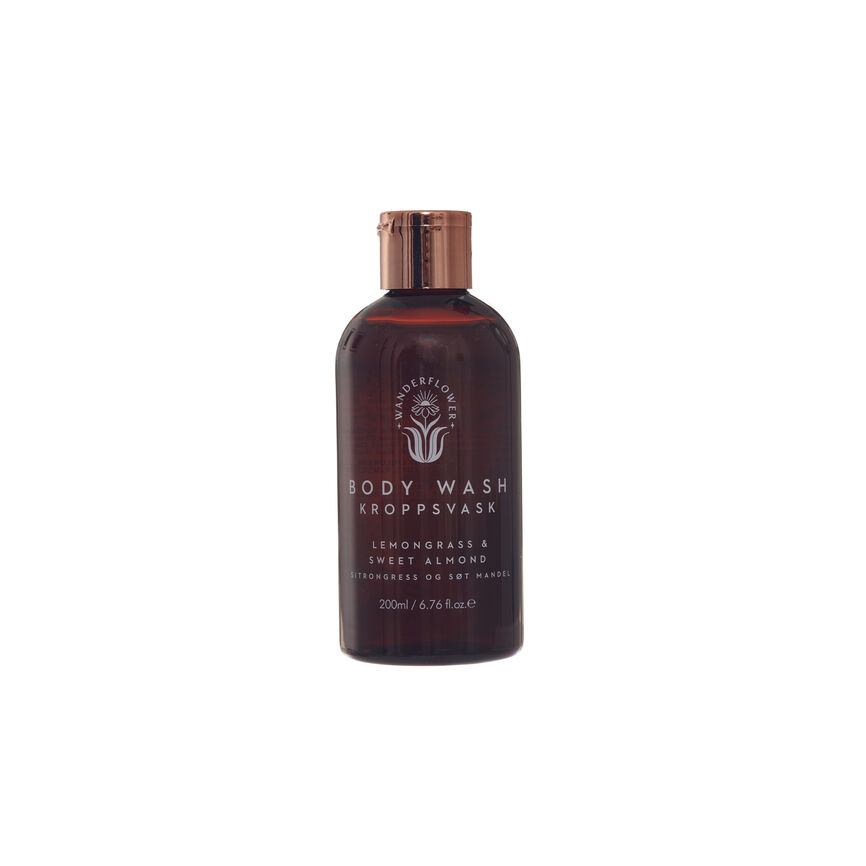 Wanderflower Shower Rituals sitrongress og søt mandel 3 x 200 ml