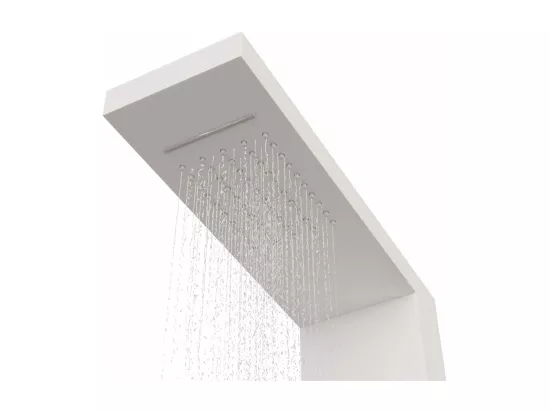 Système de panneau de aluminium blanche 15 x 47 x 114 cm 02_0003117