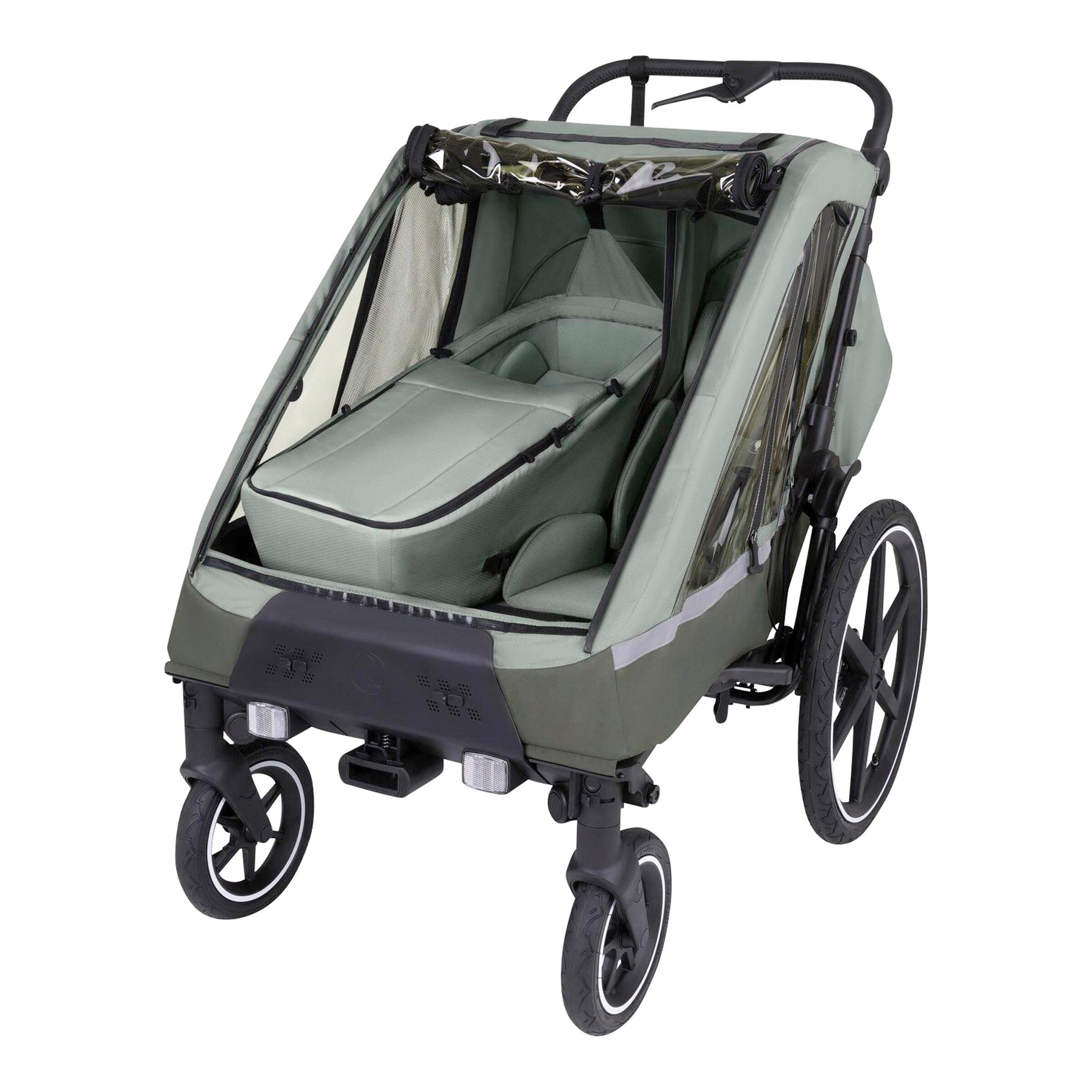 ABC Design Babyeinsatz für Fahrradanhänger Tour olive