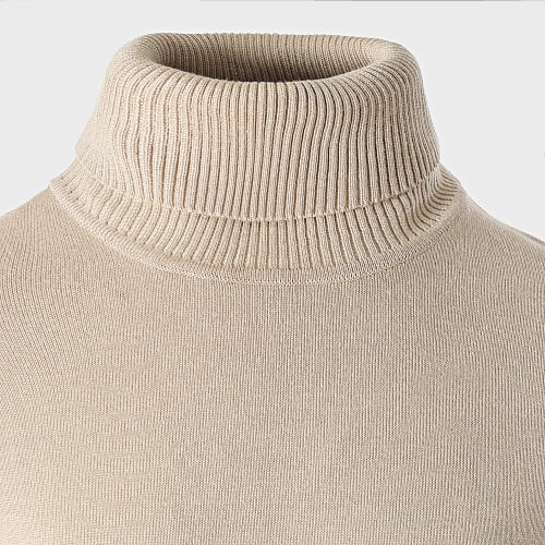 Pull Col Roulé Enfant ZM263 Beige