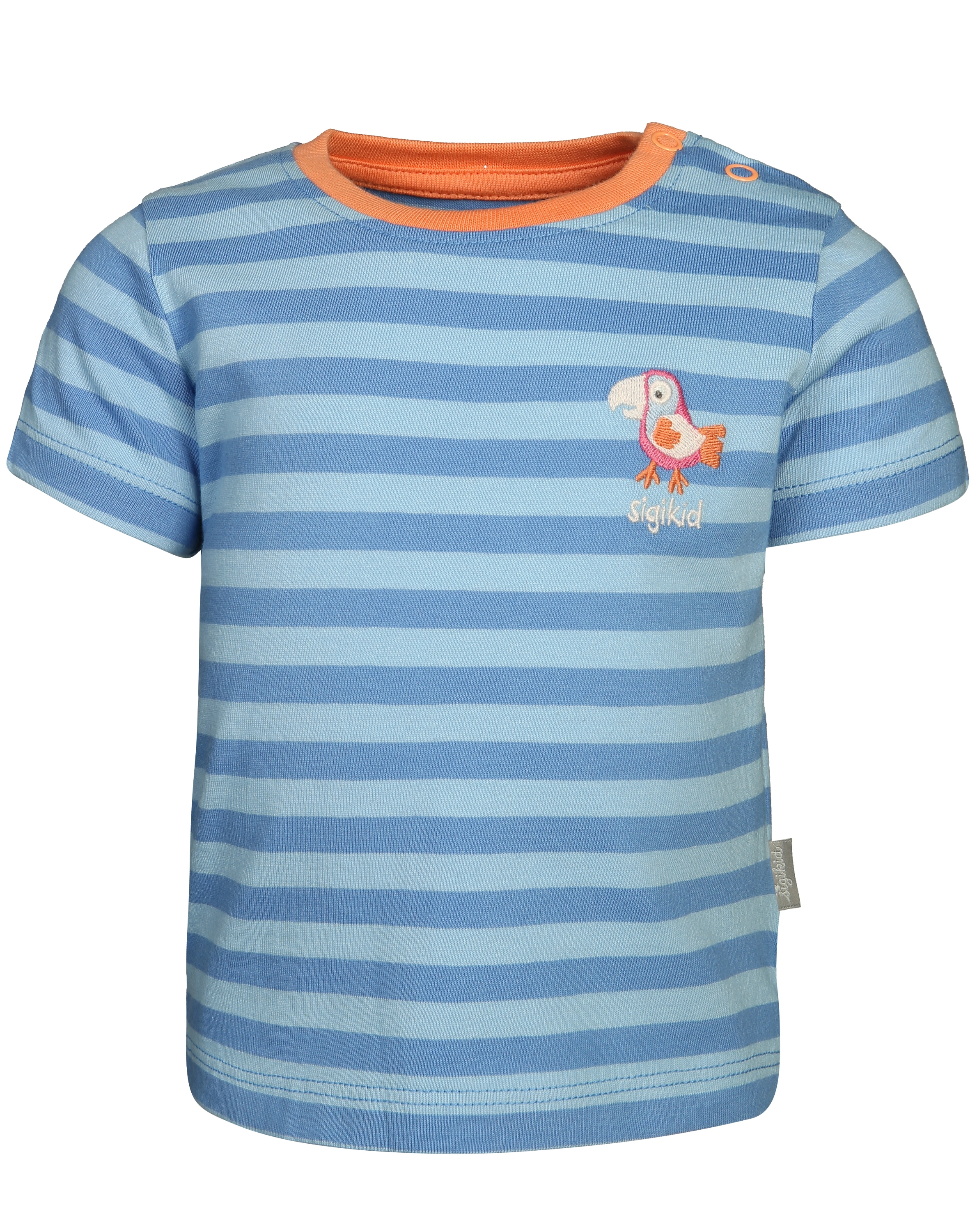 T-Shirt SUMMER gestreift in blau