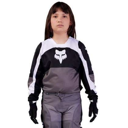 Maillot cross Fox YOUTH 180 - NITRO - Noir / Gris