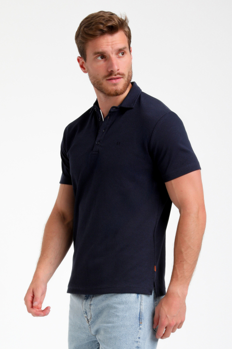 Gabbiano blauwe heren polo