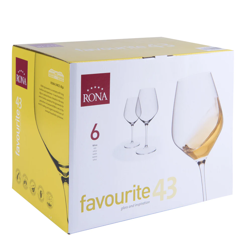 Verre à eau Favourite 43 cl (lot de 6) Rona