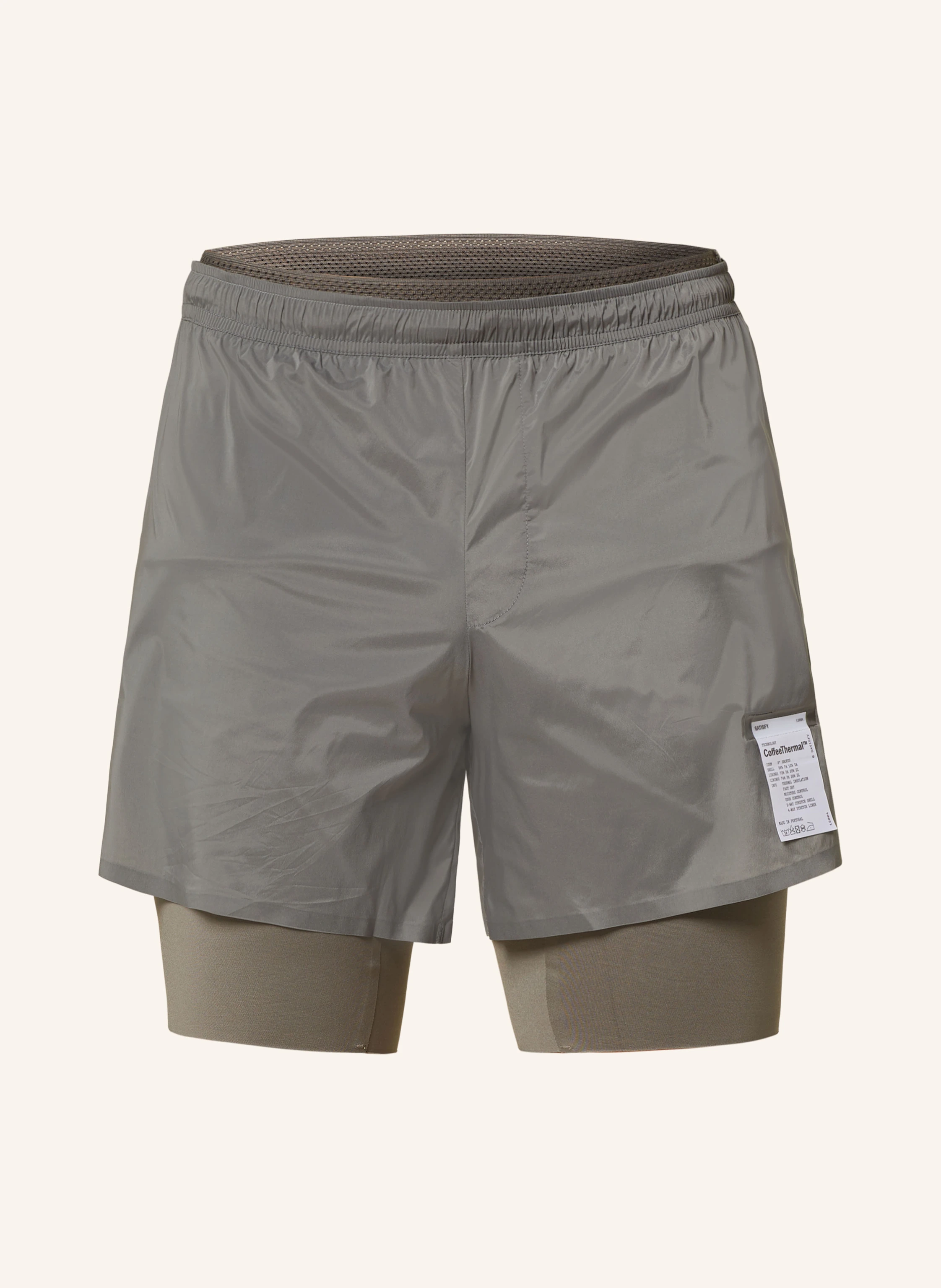 SATISFY 2-in-1-Laufshorts COFFEETHERMAL™ 8