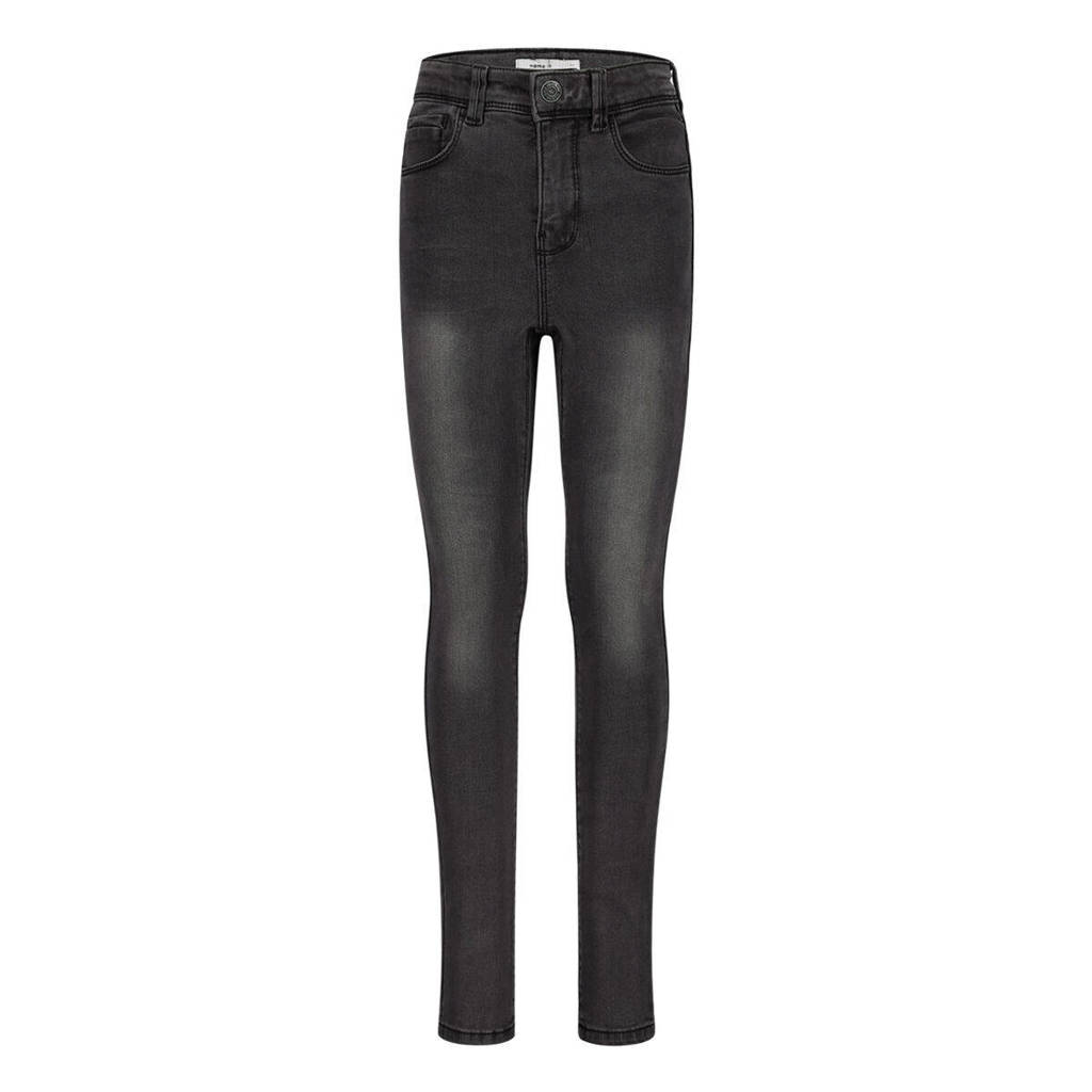 NAME IT high waist skinny jeans NKFPOLLY grey denim