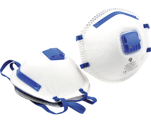 Stofmasker, fijnstofmasker, 3-delig, beschermingsklasse FFP2
