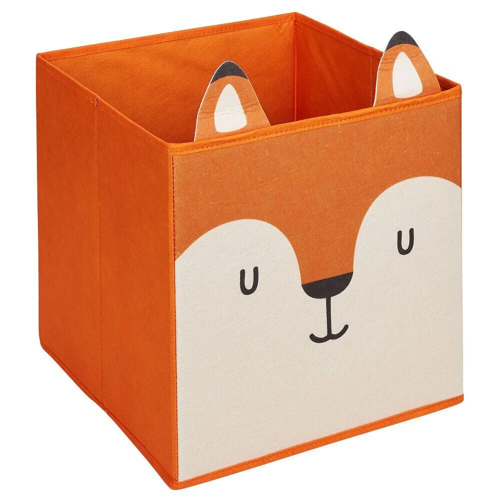 Panière rangement renard 31x31x31cm