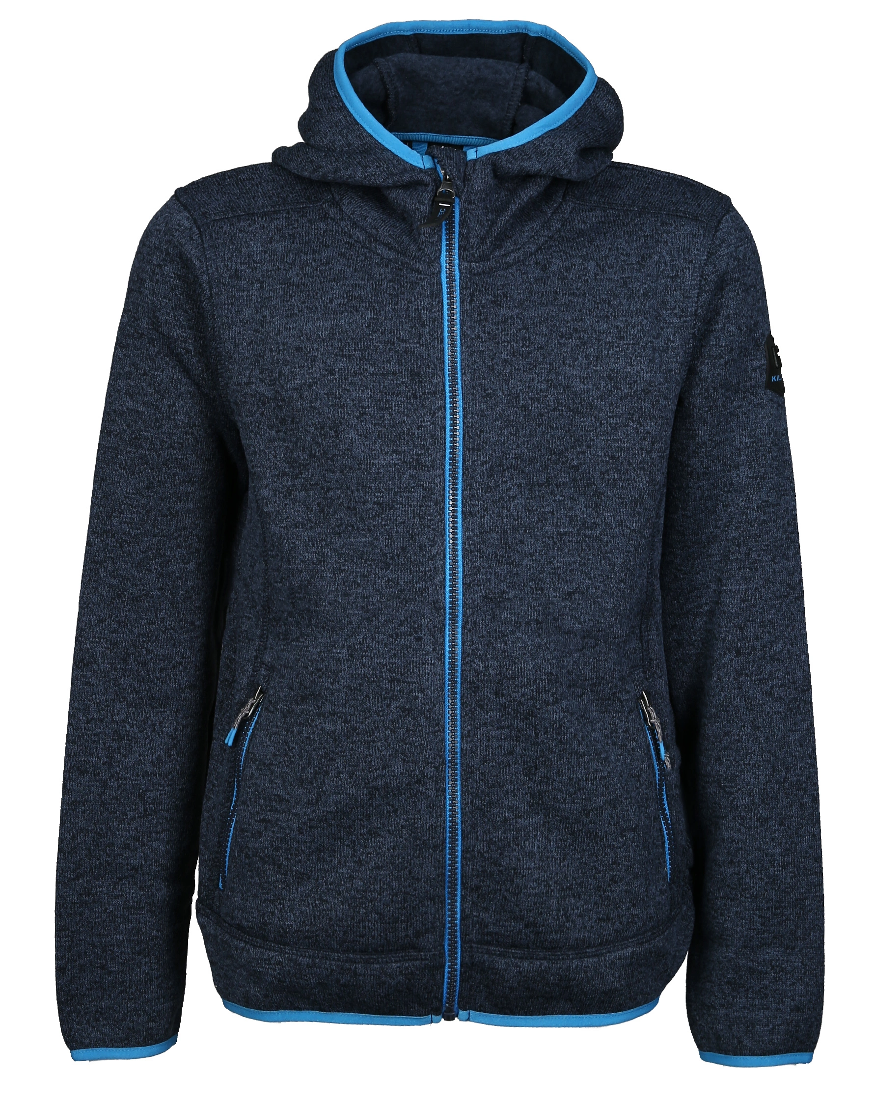Strickfleece-Jacke KOS 354 BYS in dunkel navy