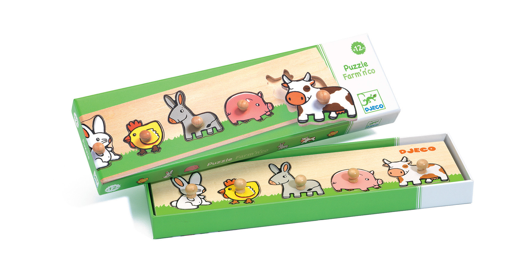 Djeco Djeco houten puzzel Farm 'n' co dj01116