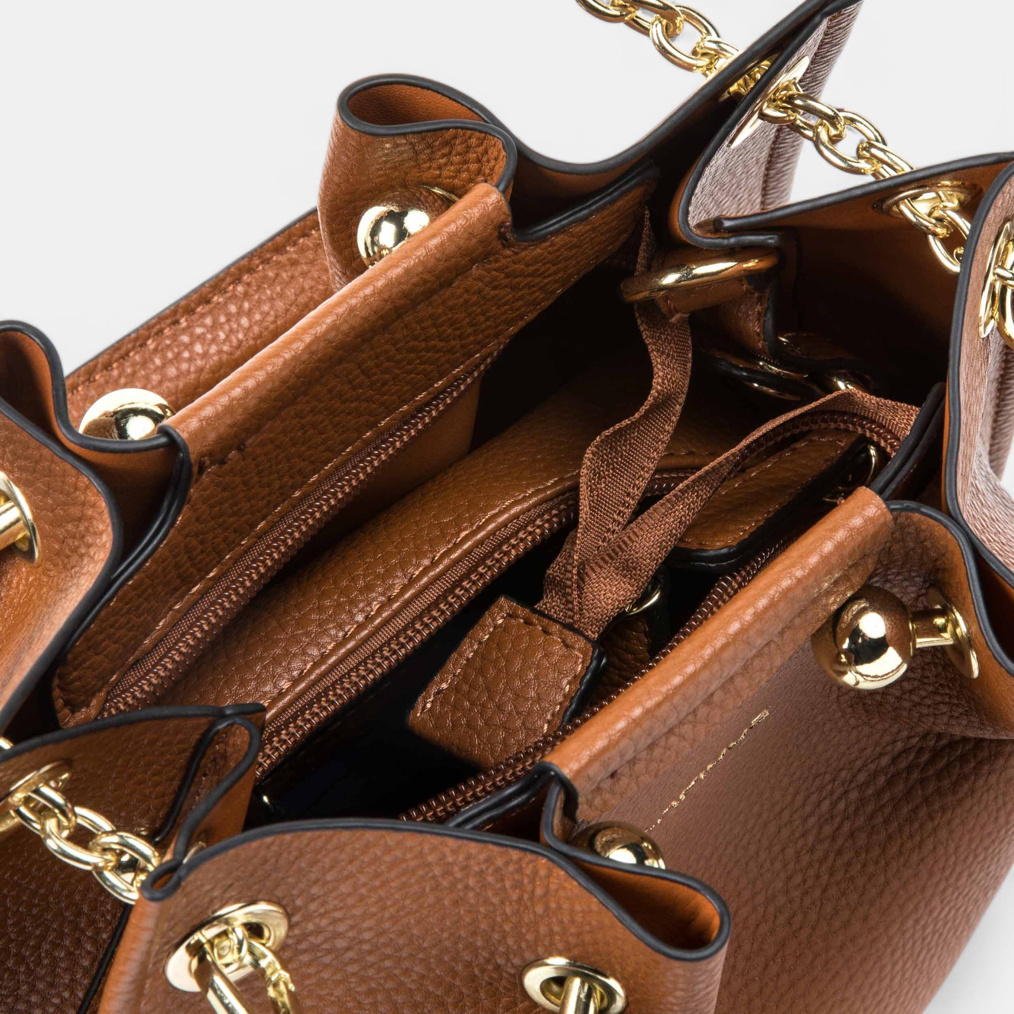 Sac à dos cognac