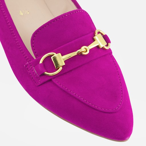 Gabor Instappers roze Suede