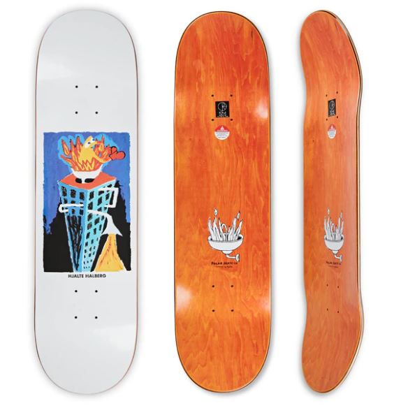 Polar Skate Co Hjalte Halberg - Burning Sink 8.375