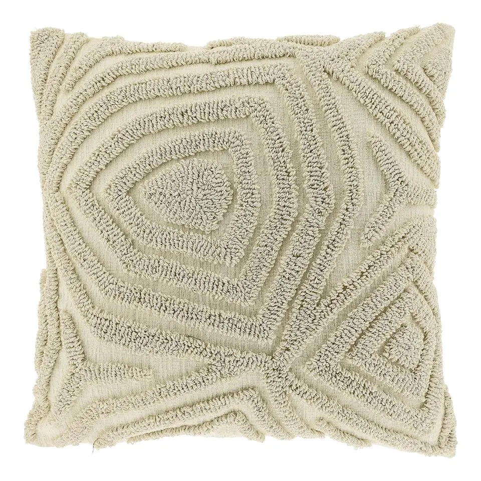 Unique Living - Sierkussen Corfu 45x45cm - Dove White