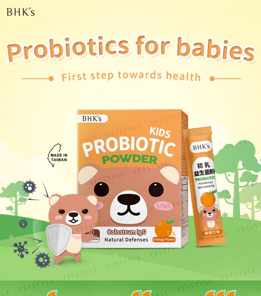 BHK's - Kinderprobioticapoeder Sinaasappelsmaak