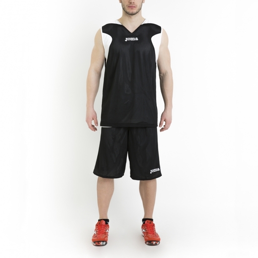 Conjunto reversível preto e branco da Joma