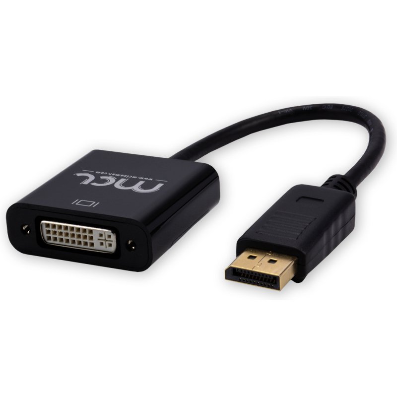 MCL CG-290C câble vidéo et adaptateur DisplayPort DVI-I Noir