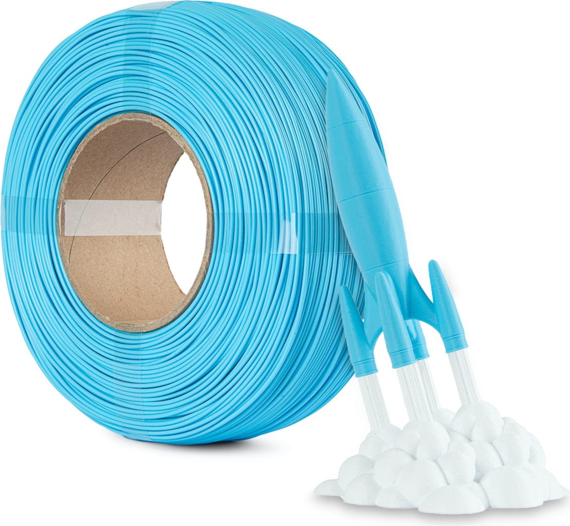Spectrum  ReFill Premium PLA High Speed Baby Blue, 1,75 mm / 1000 g    PLA ohne Spule für den Hochgeschwindigkeitsdruck in Baby Blue