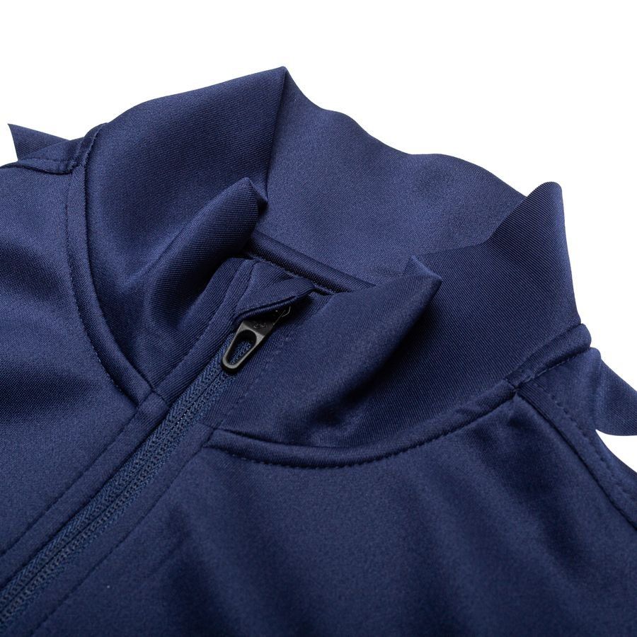 Hummel DBU Fodboldskole Entraîneur Poly Full Zip Sweat - Bleu Marine