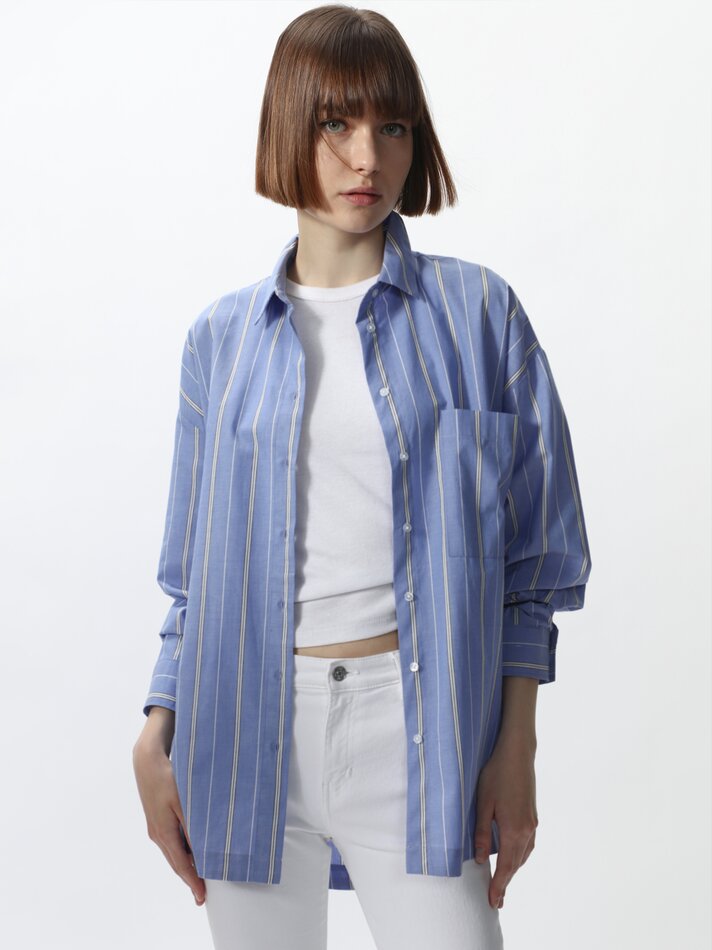 Camisa oversized - Listras