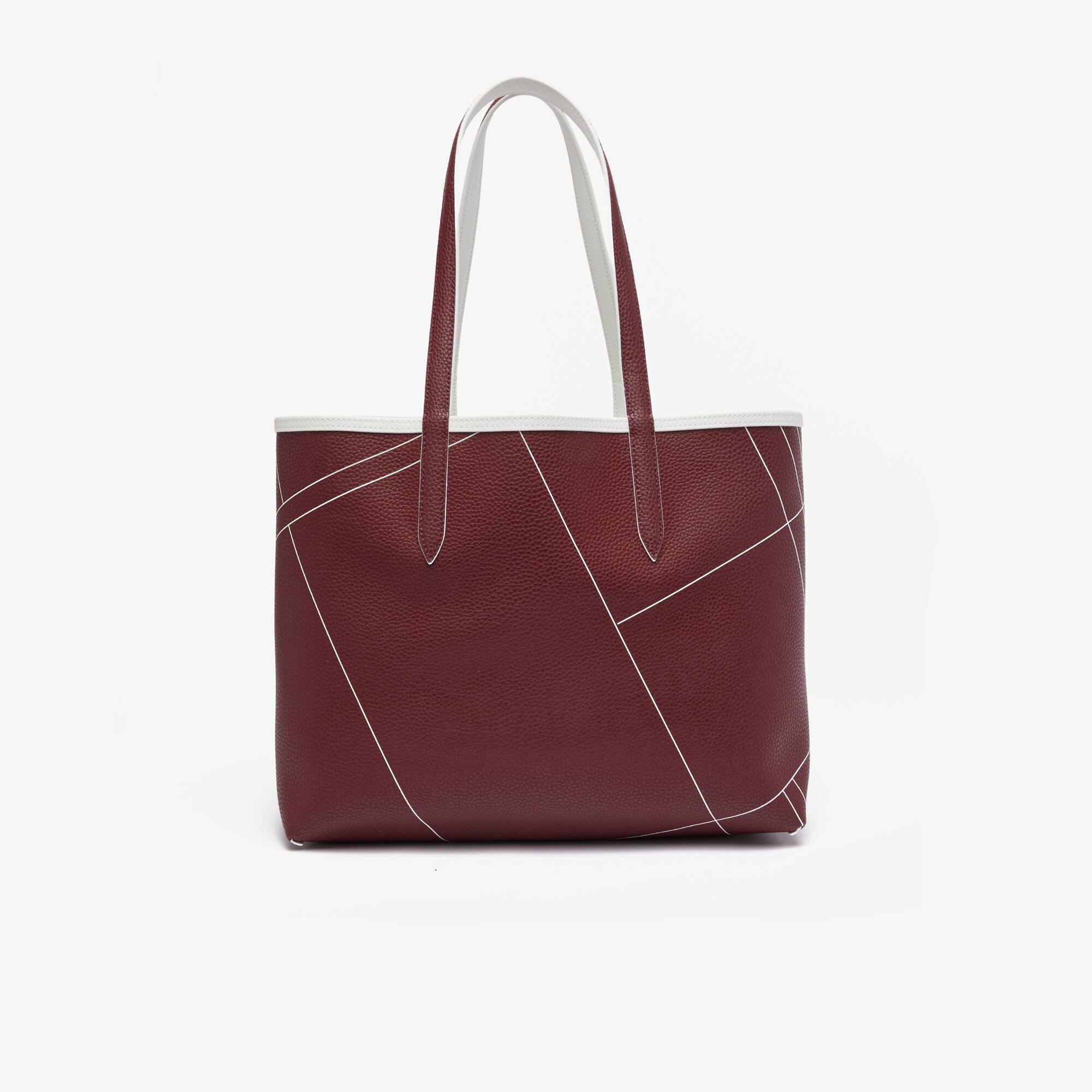 Wendbare Tote Bag aus Canvas Taschen - Weiss - Lacoste - Damen