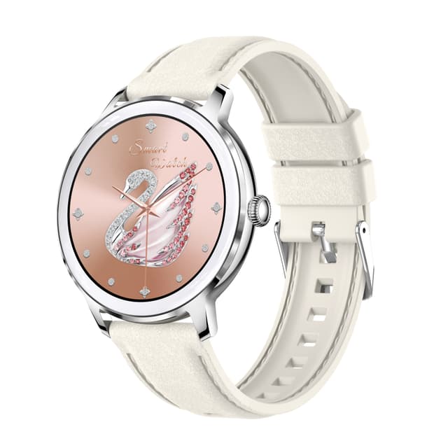 Smartwatch med puls-, blodtryks- og iltmåler Rose guld