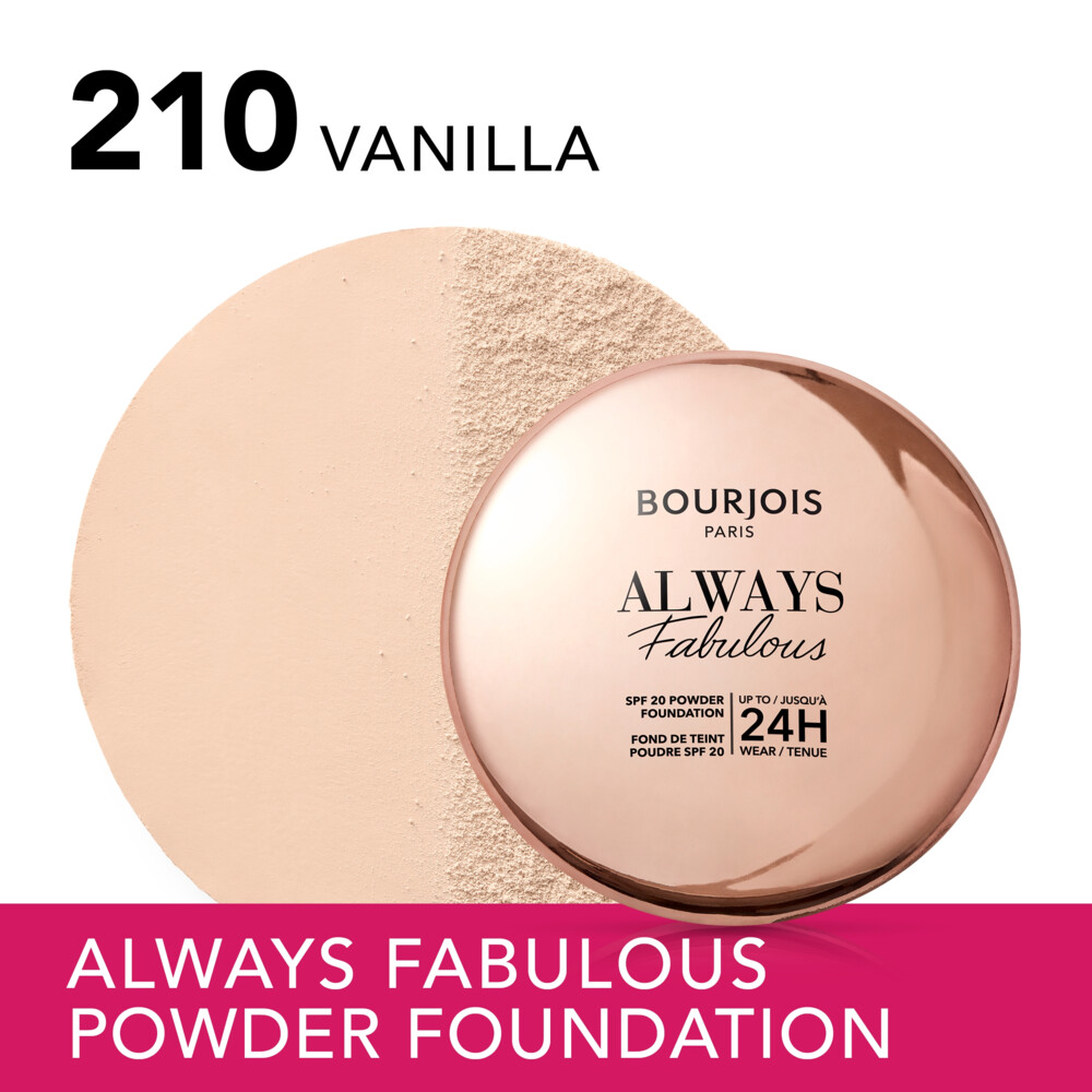 Bourjois Always Fabulous Compact Foundation Vanilla 21011 gr