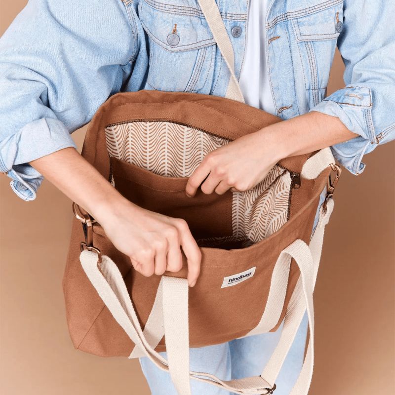 Sac Cabas Cesar 51 cm Cannelle