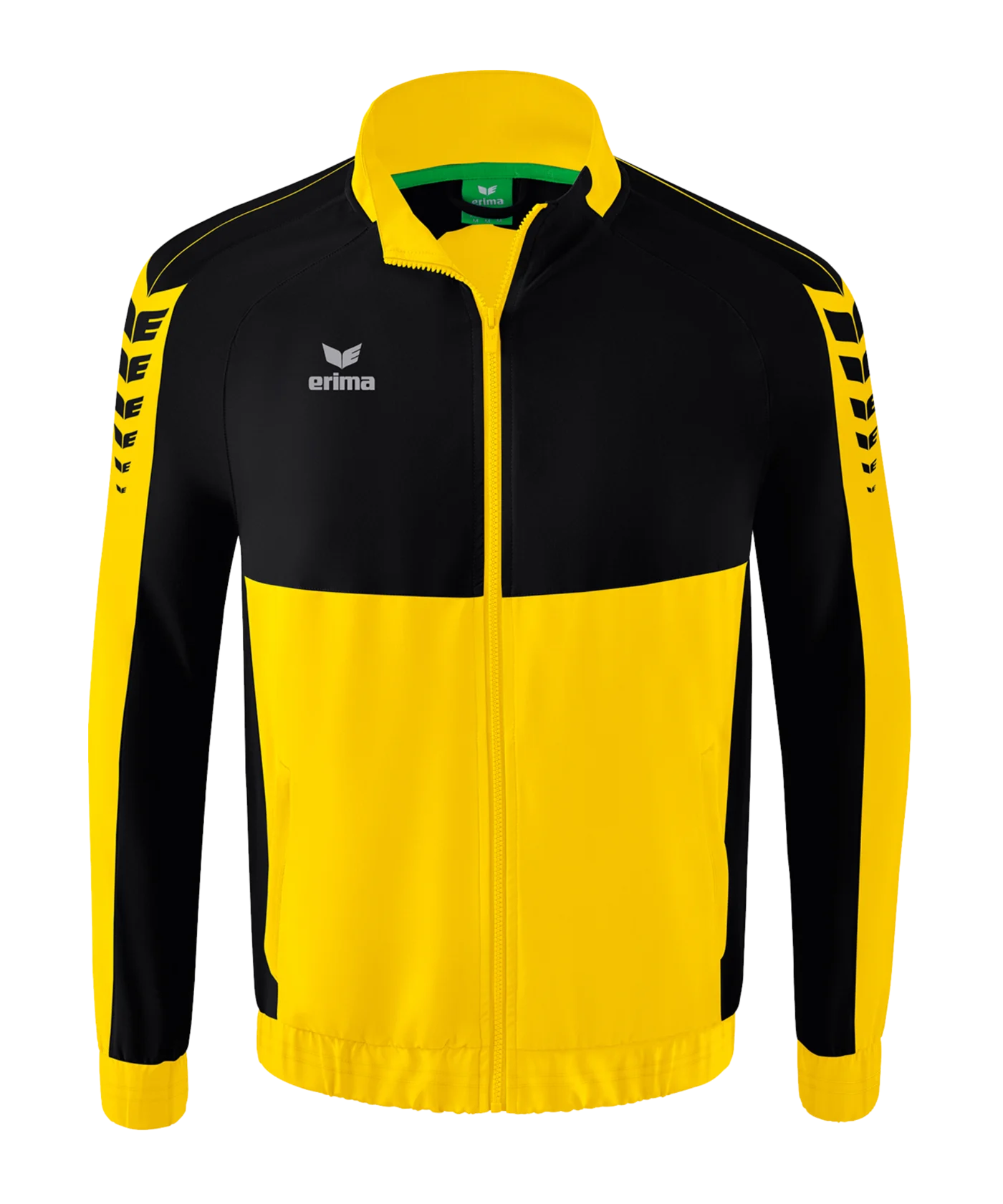 Erima Six Wings Präsentationsjacke Gelb Schwarz