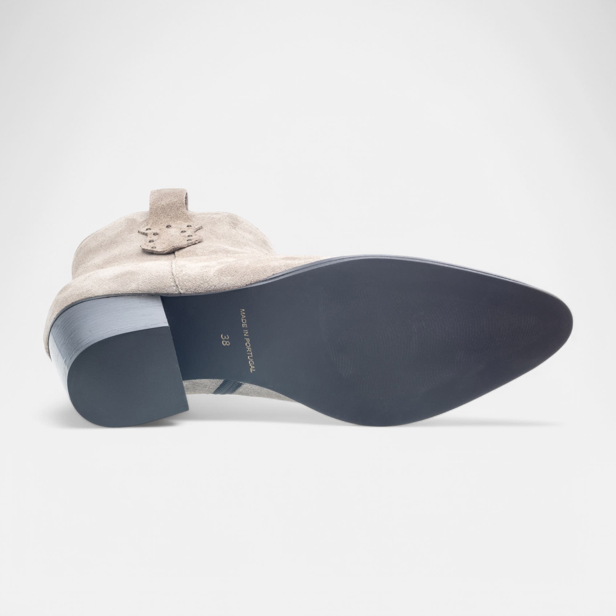 Santiags Femme en cuir beige