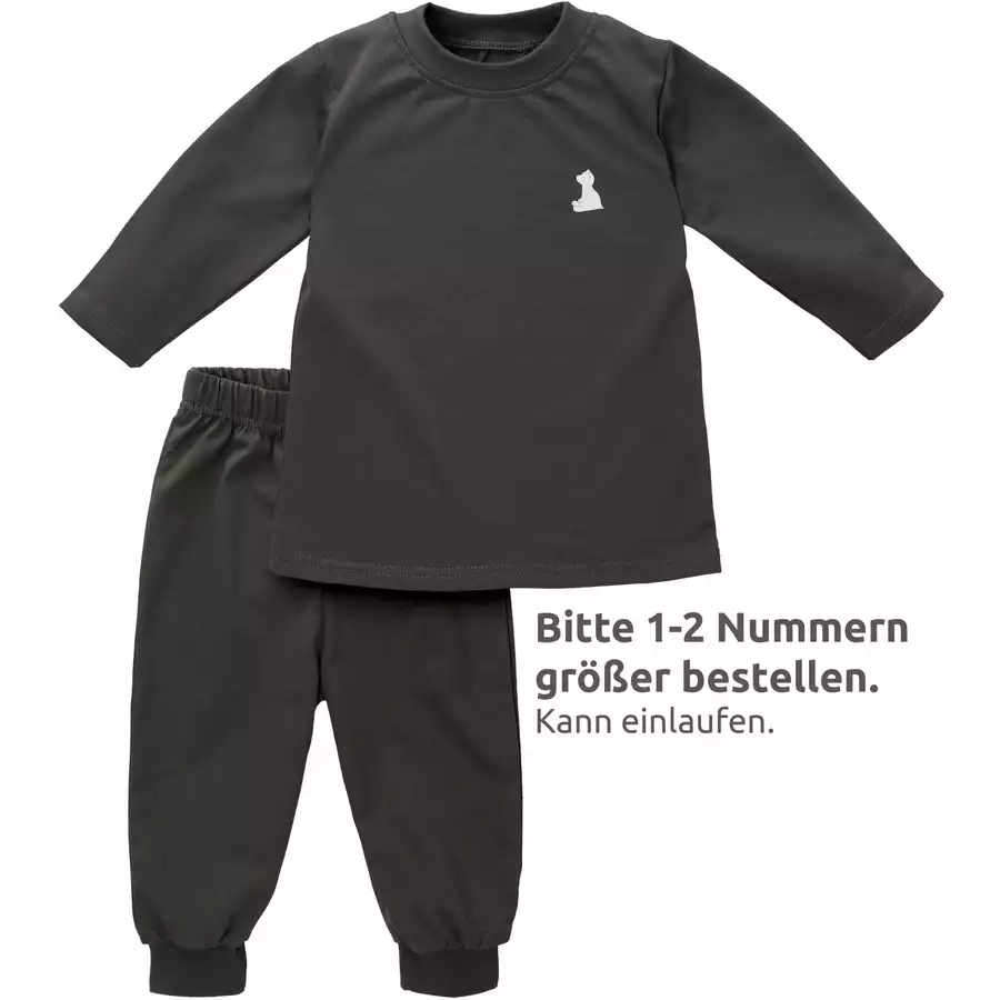 Baby Sweets 2tlg Set Bruno, der Eisbär by Maria König dunkelgrau