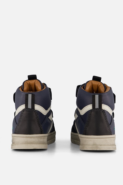 Bunnies JR sneakers met klittenband blauw