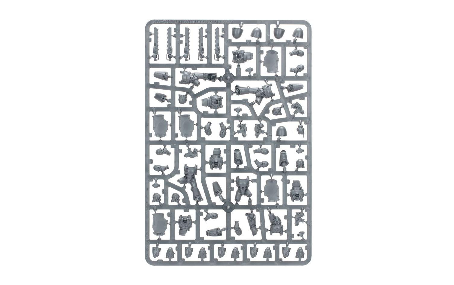 Figurenset Warhammer The Horus Heresy MKVI Assault MarinesWarhammer The Horus Heresy Miniaturen: Legion Astartes Sturmtrupp Typ VI